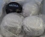 Ultra Wheels Flat Black Custom Center Caps Set 4 # 89-9780SB / New. Price: $149.00.