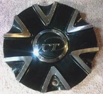 One Vct Bossini Black Machined Wheel Center Cap Part #KT213-20/22 85 Al Fwd Rim Used. Price: $129.99.