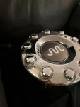 F-450-600 King Ranch Center Cap Rear Super Duty, Chrome, Oem Ford, Used. Price: $89.95.