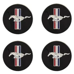 Cj Classics Black Plastic Snap-in 2.5" Tri-bar Center Cap Set Mustang 1998-2004 New. Price: $67.99.