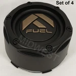 Set Of New Fuel Black Bronze 8 Lug 1003-49MBZ Snap In Wheel Rim Center Caps. Price: $144.00.