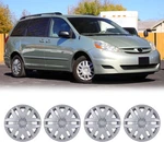 Set Of 16 Inch Silver Wheel Hubcaps Fit For 2004-2010 Toyota Sienna Snap-on New. Price: $54.99.