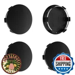 Cadillac Chevy Gmc 83MM Matte Black Wheel Center Caps Pack Of 4 Rim Hub Covers New. Price: $29.98.