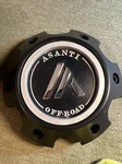 Asanti Wheels Off-road Flat Black Log Center Cap T130L145-6-H42 Used. Price: $35.00.