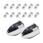 2-PACK Trailer Push Through Center Caps And Wheel Lug Sets 3.15IN W... New. Price: $63.47.