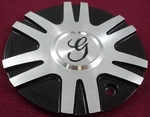 Gazario Wheels Silver / Gloss Black Custom Center Cap # 7222295F-2 (1) Used. Price: $49.95.