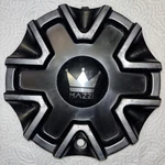 Mazzi Wheel Rim Center Hub Cap Closed-end Bolt-on Matte Black 6-3/4"OD For 371 Used. Price: $22.00.