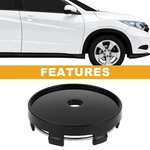 60MM 2.36" Outer Diameter Universal Car Wheel Hub Center Cap Gloss Black 1 Pcs New. Price: $18.29.