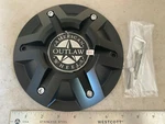 New American Outlaw Matte Black Custom Wheel Rim Hub Cover Center Cap 5262-20. Price: $69.00.
