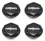 4X New Rotiform Gloss Black Hex Screw In Wheel Rim Center Caps 3-7/8" 32170-26UK. Price: $208.00.