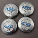 2 Vintage Cragar Ss Center Set Cragers Chrome 3 1/4" Od, Mag Wheel Hub Used. Price: $85.00.