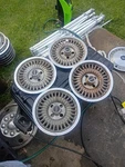 78-80 Mustang Capri Fairmont Grenada Set (4) Wheel Covers Hub Caps Oem 1 Used. Price: $125.00.