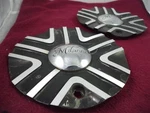 Milanni Wheels Chrome/ Black Custom Center Cap # 461-1770 LG0912-21 (2 ) Used. Price: $125.00.