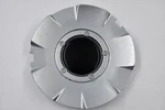 Aftermarket Silver W/ Black Inseret Wheel Center Cap Hub BC-552(NL) 7.75" Used. Price: $10.00.