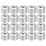 Autohaux 20PCS 17MM Wheel Lock Lug Bolt Nut Cover Caps 0.67", Silver Tone New. Price: $18.63.