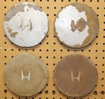 Set Of Oem 1985-1986 Honda Accord Center Cap Lug Cover 44732-SE0-6800 3/16" Used. Price: $59.95.
