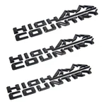 3PCS Gloss High Country Emblem Fender Door Tailgate Badge For Tahoe Silverado New. Price: $26.99.