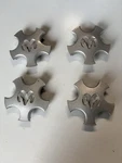 Dodge Stratus 04879236AA-C Silver Wheel Center Hubcap Cover Rim Set 2001-03 Used. Price: $14.99.