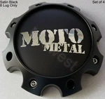 4 New Moto Metal 1079L170SGBMO1 Short 8 Lug Satin Black Wheel Rim Center Caps. Price: $116.00.