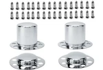 Alcoa Dually Wheel Rim Chrome Lug Nut And Center Cap Set 14 X 1.5 Mm New. Price: $159.95.
