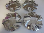 Set Of 4 Concept, Racing Or Edge Wheels Center Caps #2000.9.28 #186770 Chrome Used. Price: $93.49.