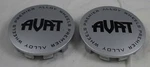Avat Wheels Silver Custom Center Caps Set # Dz 655 / C-TDW08-02 Used. Price: $49.39.