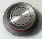 Katana Wheels SC01-CAP Zy Argent Gray With Redline Used. Price: $30.00.