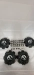 Fuel Wheels 1001-59B/1000-55B, Matte Black Hub Caps, With 32PC 14 1.5 Hd Lugs. Used. Price: $58.50.