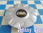 Asa Wheels 45 Silver Center Cap # 8B340 / IS5 Custom (qty. 1) Used. Price: $32.10.