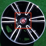 Factory Center Cap Bentley Continental Wheel Flying Spur Twin Oem 3W0601171C New. Price: $379.00.
