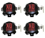 4 Series Black Center Caps For 8L XD826 Surge XD815 Batallion XD818 Heist New. Price: $121.76.