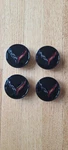 Corvette C8 2020-2026 Set Of 4 Carbon Flash Ring Black Center Caps 85707697 New. Price: $159.00.
