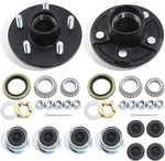 2 Sets Trailer Hub Kits 5X4.5 For 3500LBS 1-1/16" To 1-3/8" Tapered Axle Lug New. Price: $93.97.