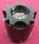 American Outlaw Wheels Gloss Black Custom Center Cap # BC-893 (1) Used. Price: $39.95.