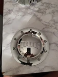 Dub Chrome Custom Wheel Center Cap # 7950-46, S503-15 Used. Price: $60.00.