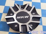 Mkw Wheels # E85S158 Black & Silver Metal Center Cap 72 (qty. 1) Used. Price: $56.24.