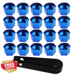 Nihfien Wheel Lug Nut Covers 21MM Blue New. Price: $20.00.