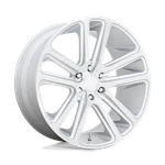 24X10 Dub S257 Flex Gloss Silver Brushed Face Wheel 6X5.5 (30MM) New. Price: $492.30.