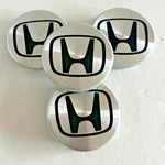 Wheel Center Chrome Black Logo For Honda Fit Hubcaps 2.25 Inch (set 4X) Used. Price: $19.49.