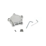 American Racing 41054032A2 Center Cap, Aluminum, Polished, Bolt-on, Flat, Pair New. Price: $133.00.