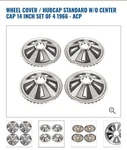 Wheel Cover Hubcap Standard W/o Center 14 Inch Set Of 1966 - Acp New. Price: $175.00.