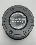 *used American Racing Atx Black Teflon Snap Wheel Center Cap 1342106017. Price: $17.99.