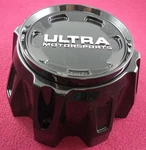 Ultra Motorsports Wheels Gloss Black Custom Center Cap # 89-0087BK (1) Used. Price: $29.99.