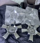 New LX570 Lexus Cap Cover 4260B-60440 Set Silver No Black. Price: $140.00.