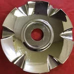 One New Racing Wheels Chrome Center Cap No Logo C0353 /11935. Price: $59.99.