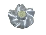 Enkei CC-053 Custom Alloy Wheel Snap On Silver Center Cap #2B-8 Used. Price: $30.00.