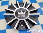 Mazzi Wheels # C10342B01-CAP. Black & Silv. Metal Center 65 (qty. 1) Used. Price: $74.98.
