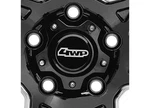 5X5.5 Scallop Center Cap Screw-on For S-series Wheel Gloss Black W/4WP Logo New. Price: $24.99.