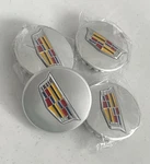 4X Cadillac (ats Cts Dts Srx Sts Xlr Xts) 67MM Wheel Center Caps Silver Colorful Remanufactured. Price: $23.99.