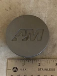 American Muscle Racing Wheel Rim Gunmetal Hub Cover Center Cap C-569-2 Used. Price: $25.00.
